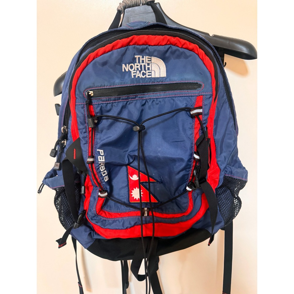 North Face Pahada Backpack Nepal Flag Outdoor‎ Travel Hiking Climbing  1830cu in